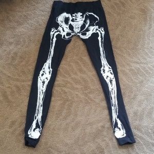 Skeleton leggings